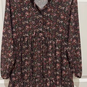 American Eagle Outfitters Floral Smocked Dress